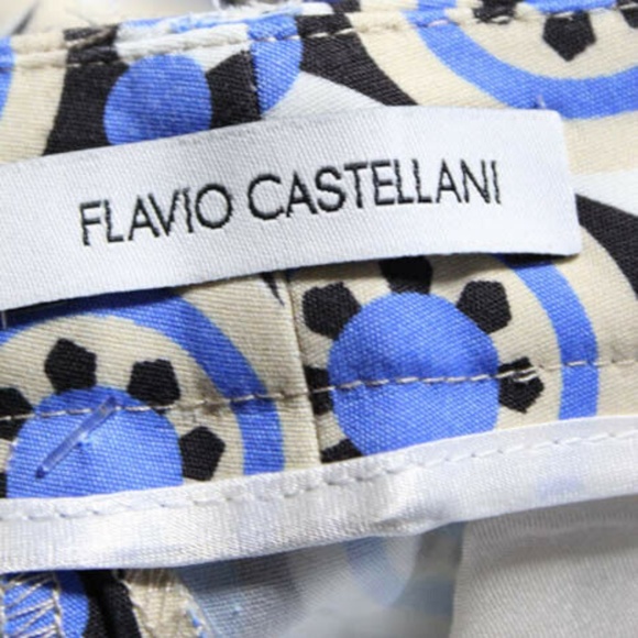 Flavio Castellani Periwinkle Cotton Italian shorts - Picture 3 of 4